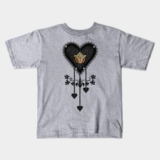 The elegant dark heart Kids T-Shirt